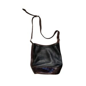Vintage Brighton Leather Bucket Bag Purse Shoulder
